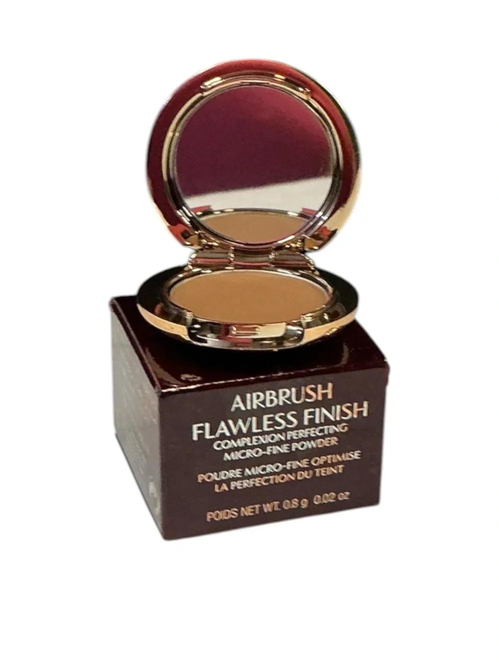 Airbrush Flawless Finish Complexion Perfecting Pressed Powder Mini - #4 Deep NIB